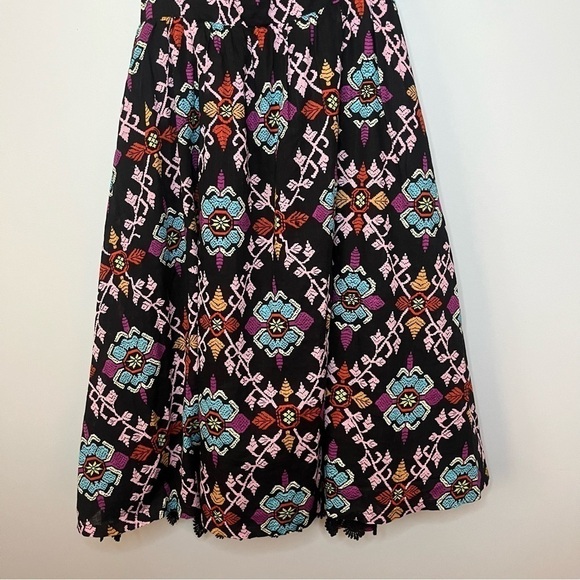 Anthropologie Edmé & Esyllte Primula Vintage Silhouette Halter Dress Size 0 - Picture 7 of 16